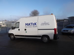 Miktek has a fleet of vehicles